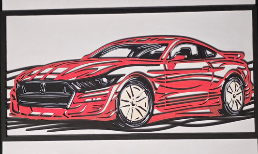 2024 Mustang Shelby Wall Décor, 11" x 5.7"