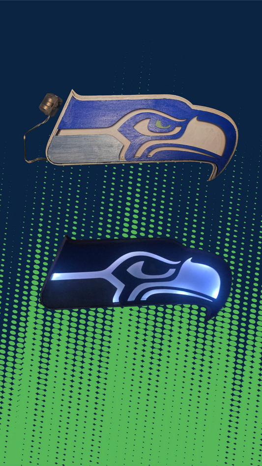 Seahawks Logo Wall Décor, Light Up, 10" x 5"